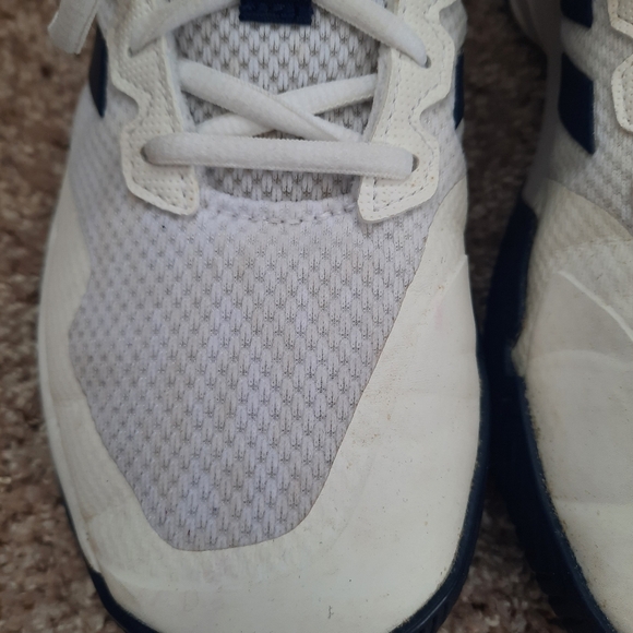 Adidas Gamecourt 2 Tennis Shoes White Navy Mesh Athletic Sneakers Size 8 main image 5